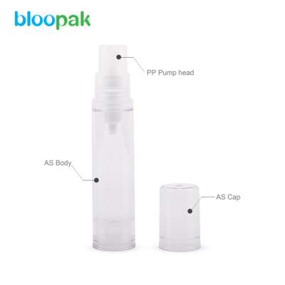 Cosmetic packaging bottle container 5 ml 10 ml airless bottle