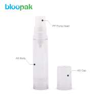 Cosmetic packaging bottle container 5 ml 10 ml airless bottle