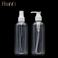 300 ml PE Transparent Bottle With 24/410 Flip Cap for  Shampoo Shower gel Body Cream Cosmetic Bottle